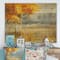 Designart - Autumn Landscape - Farmhouse Print on Natural Pine Wood